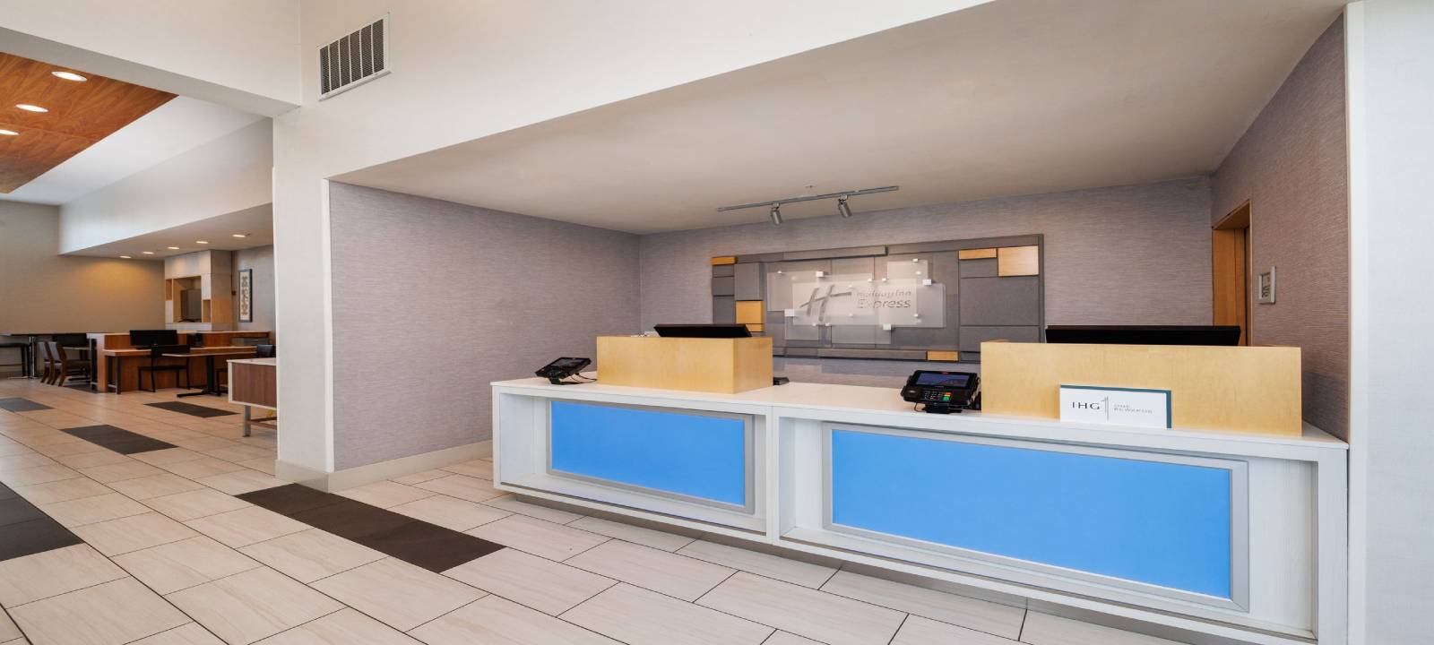 Well-Arranged Hotel Front Desk